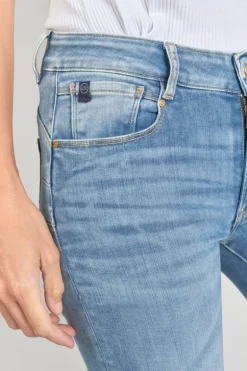 Le Temps des Cerises Dari Pulp Slim Taille Haute 7/8Eme Jeans Bleu N°4-Femme Coupe Slim