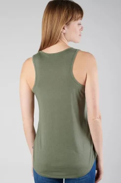 Le Temps des Cerises Debardeur Debsmalltrame Kaki-Femme T-Shirts & Débardeurs