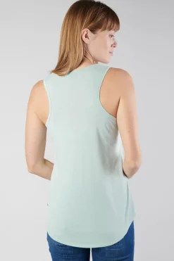 Le Temps des Cerises Debardeur Debsmalltrame Vert D'Eau-Femme T-Shirts & Débardeurs