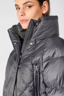 Le Temps des Cerises Doudoune Dotti Noire-Femme Manteaux & Doudounes