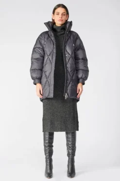 Le Temps des Cerises Doudoune Dotti Noire-Femme Manteaux & Doudounes