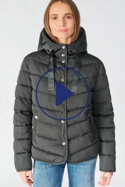 Le Temps des Cerises Doudoune Isy Noire-Femme Manteaux & Doudounes