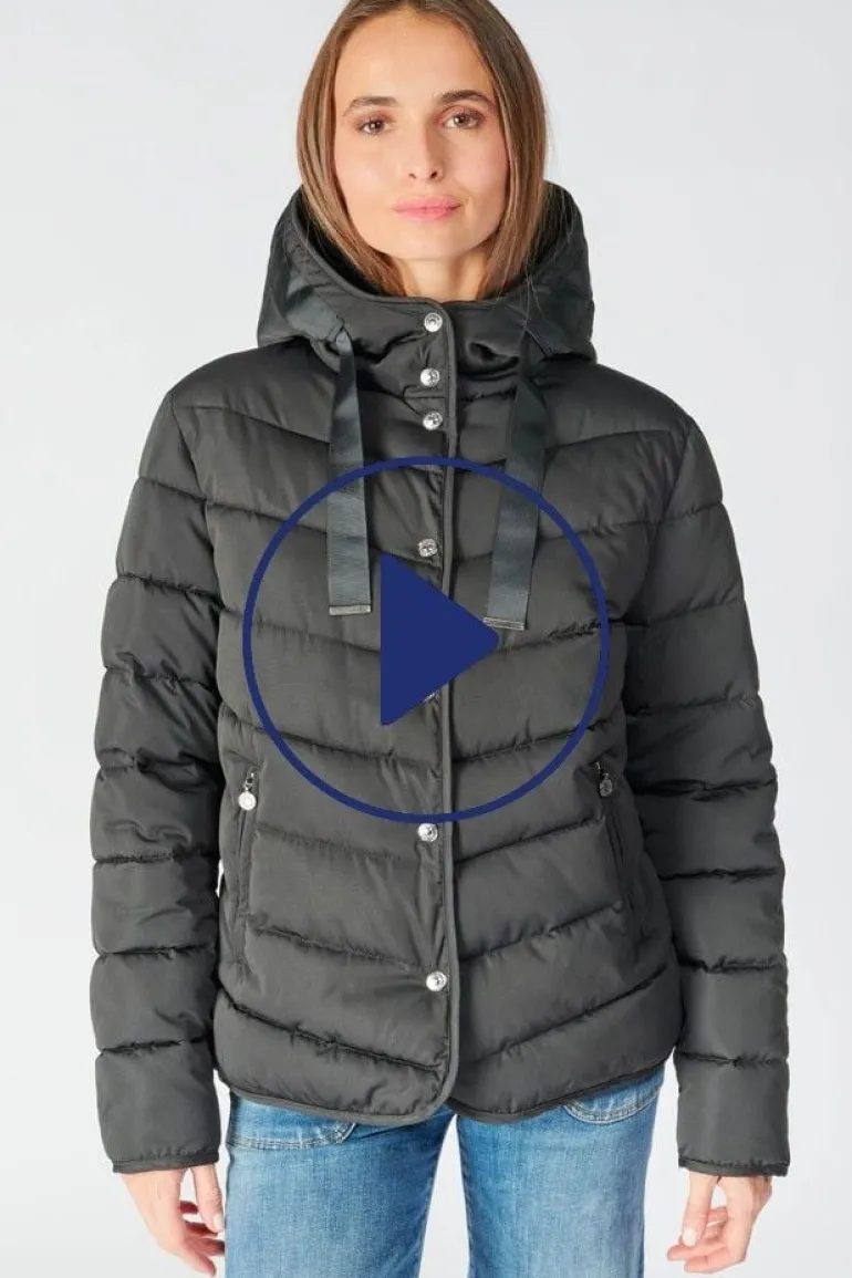 Le Temps des Cerises Doudoune Isy Noire-Femme Manteaux & Doudounes