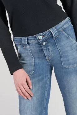Le Temps des Cerises Flare Jeans Bleu N°4-Femme Coupe Flare / Bootcut