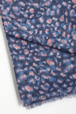 Le Temps des Cerises Foulard Nerea A Motif Leopard-Femme Écharpes & Foulards