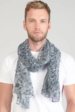 Le Temps des Cerises Foulard Rimor Bleu Nuit-Homme Écharpes & Foulards