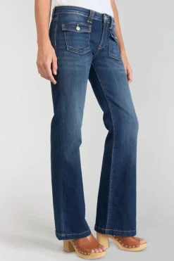 Le Temps des Cerises Four Flare Jeans Bleu N°2-Femme Coupe Flare / Bootcut