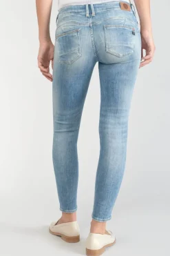 Le Temps des Cerises Jako Pulp Slim 7/8Eme Jeans Destroy Bleu N°4-Femme Coupe Slim