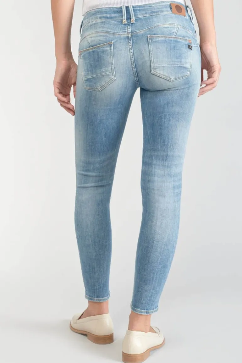 Le Temps des Cerises Jako Pulp Slim 7/8Eme Jeans Destroy Bleu N°4-Femme Coupe Slim