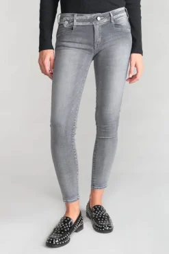 Le Temps des Cerises Jarry Pulp Slim 7/8Eme Jeans Gris N°3-Femme Coupe Slim