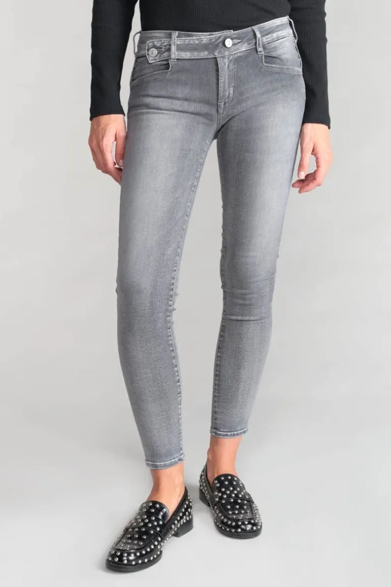 Le Temps des Cerises Jarry Pulp Slim 7/8Eme Jeans Gris N°3-Femme Coupe Slim