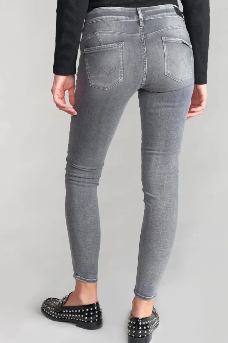 Le Temps des Cerises Jarry Pulp Slim 7/8Eme Jeans Gris N°3-Femme Coupe Slim