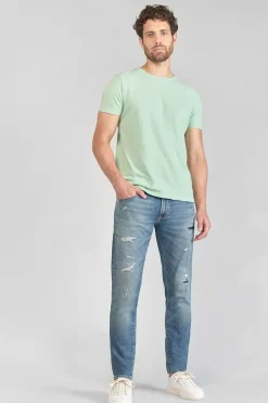 Le Temps des Cerises Jogg 700/11 Adjusted Jeans Destroy Bleu N°4-Homme Coupe Adjusted