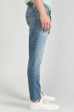 Le Temps des Cerises Jogg 700/11 Adjusted Jeans Destroy Bleu N°4-Homme Coupe Adjusted