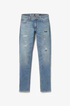 Le Temps des Cerises Jogg 700/11 Adjusted Jeans Destroy Bleu N°4-Homme Coupe Adjusted