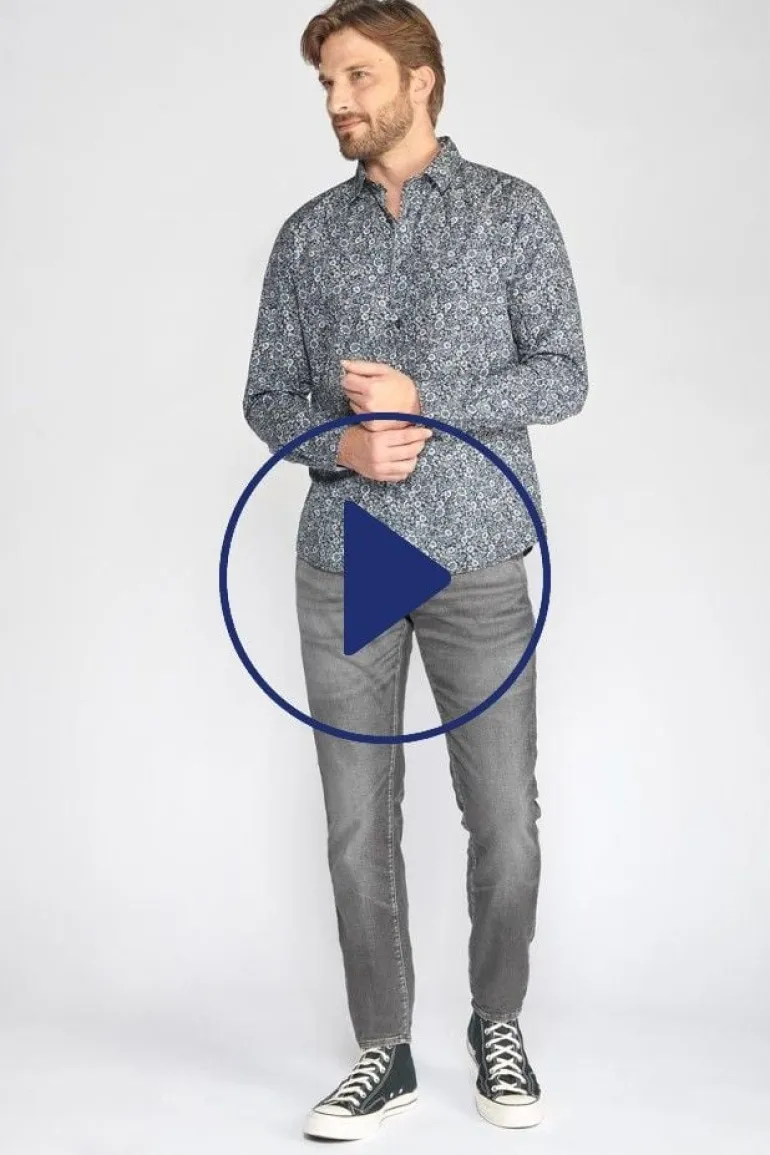 Le Temps des Cerises Jogg 700/11 Adjusted Jeans Gris N°1-Homme Coupe Adjusted