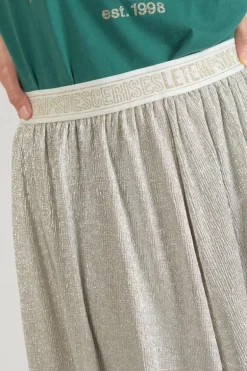 Le Temps des Cerises Jupe Longue Latoba Argentee-Femme Shorts & Jupes