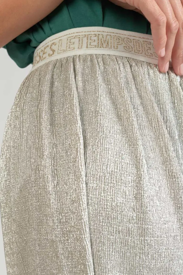 Le Temps des Cerises Jupe Longue Latoba Argentee-Femme Shorts & Jupes