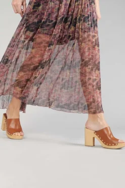 Le Temps des Cerises Jupe Longue Ran Irisee-Femme Shorts & Jupes