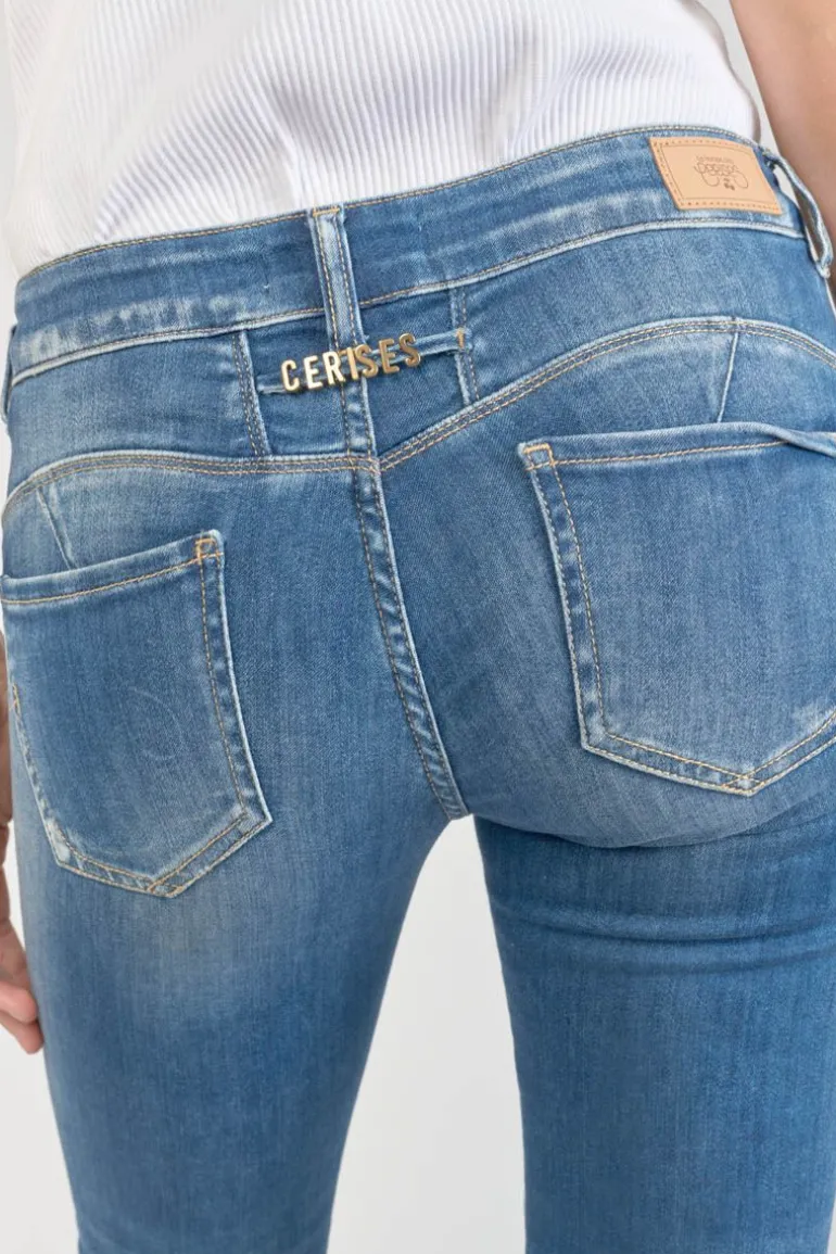 Le Temps des Cerises Kawi Pulp Slim 7/8Eme Jeans Bleu N°3-Femme Coupe Slim