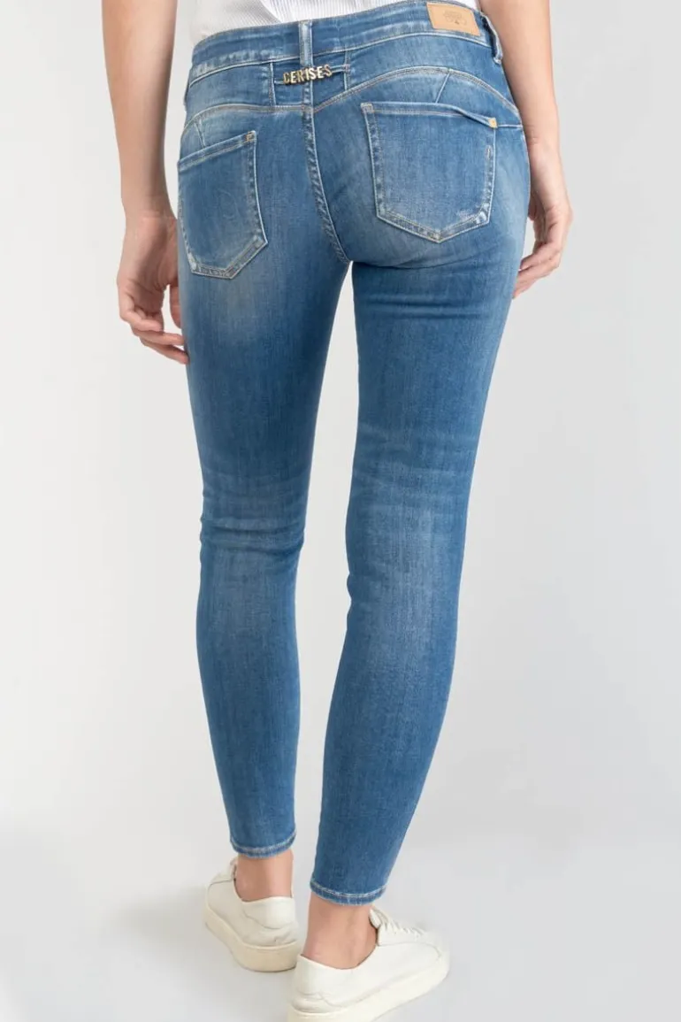 Le Temps des Cerises Kawi Pulp Slim 7/8Eme Jeans Bleu N°3-Femme Coupe Slim