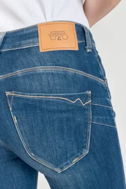 Le Temps des Cerises Kirr Pulp Slim Taille Haute 7/8Eme Jeans Bleu N°3-Femme Coupe Slim