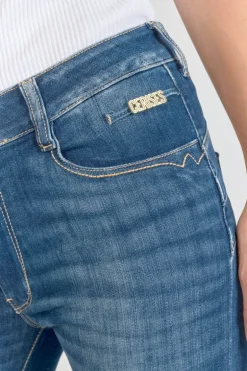 Le Temps des Cerises Kirr Pulp Slim Taille Haute 7/8Eme Jeans Bleu N°3-Femme Coupe Slim