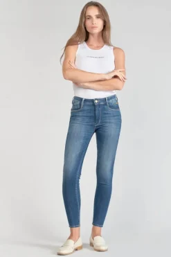 Le Temps des Cerises Kirr Pulp Slim Taille Haute 7/8Eme Jeans Bleu N°3-Femme Coupe Slim