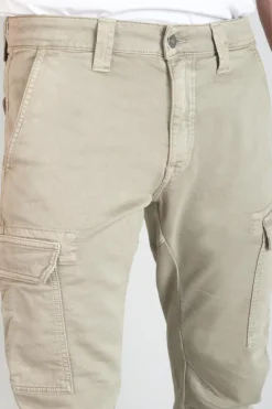 Le Temps des Cerises Koge Army Jogg Tapered Arque Beige-Homme Pantalons & Chinos