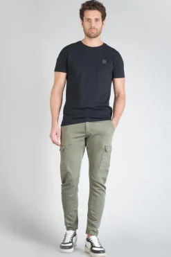 Le Temps des Cerises Koge Army Jogg Tapered Arque Kaki-Homme Pantalons & Chinos