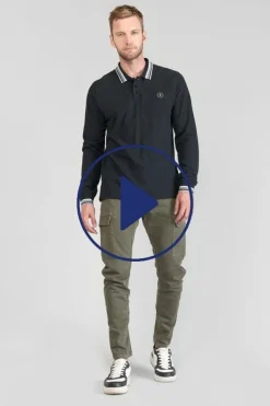 Le Temps des Cerises Koge Army Jogg Tapered Arque Kaki-Homme Pantalons & Chinos