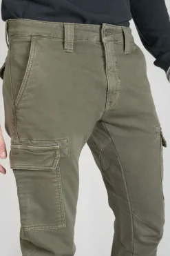 Le Temps des Cerises Koge Army Jogg Tapered Arque Kaki-Homme Pantalons & Chinos