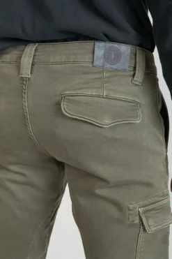 Le Temps des Cerises Koge Army Jogg Tapered Arque Kaki-Homme Pantalons & Chinos