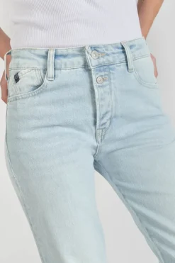 Le Temps des Cerises Lux 400/19 Mom Taille Haute Jeans Bleu N°5-Femme Coupe Regular