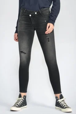 Le Temps des Cerises Meteors Pulp Slim 7/8Eme Jeans Noir N°1-Femme Coupe Slim