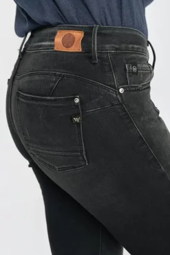 Le Temps des Cerises Meteors Pulp Slim 7/8Eme Jeans Noir N°1-Femme Coupe Slim