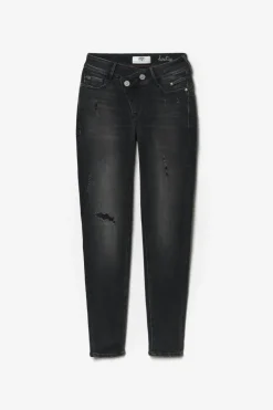 Le Temps des Cerises Meteors Pulp Slim 7/8Eme Jeans Noir N°1-Femme Coupe Slim