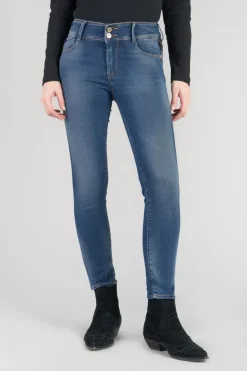 Le Temps des Cerises Mood Ultra Pulp Slim 7/8Eme Jeans Bleu N°3-Femme Coupe Slim