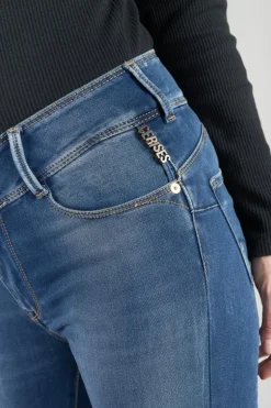 Le Temps des Cerises Mood Ultra Pulp Slim 7/8Eme Jeans Bleu N°3-Femme Coupe Slim