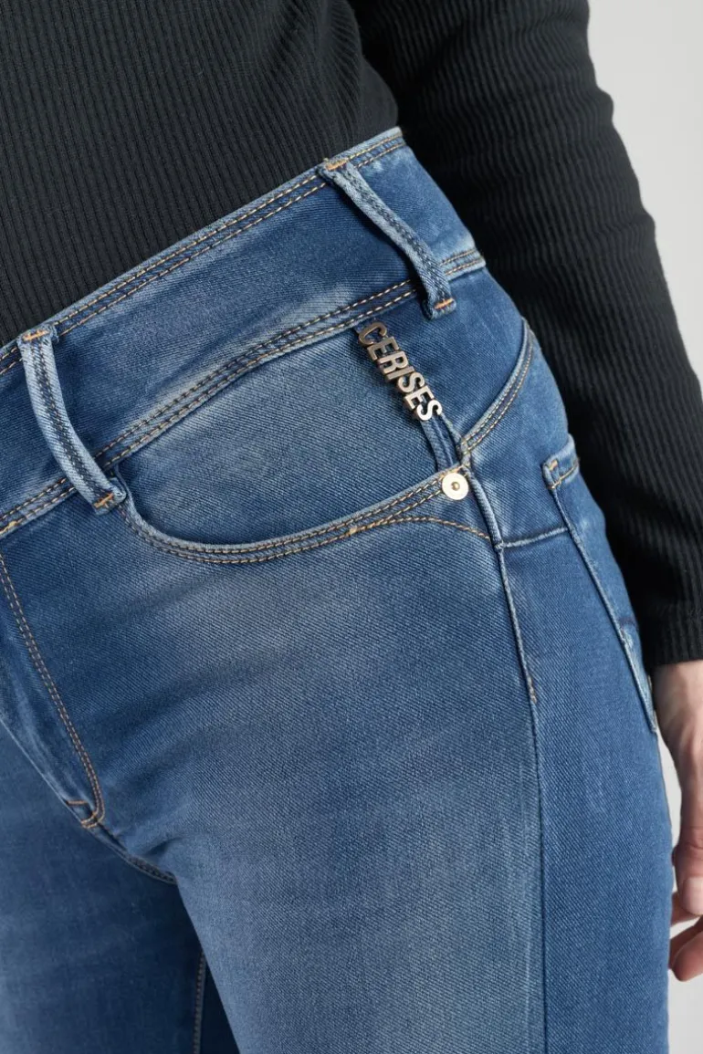 Le Temps des Cerises Mood Ultra Pulp Slim 7/8Eme Jeans Bleu N°3-Femme Coupe Slim
