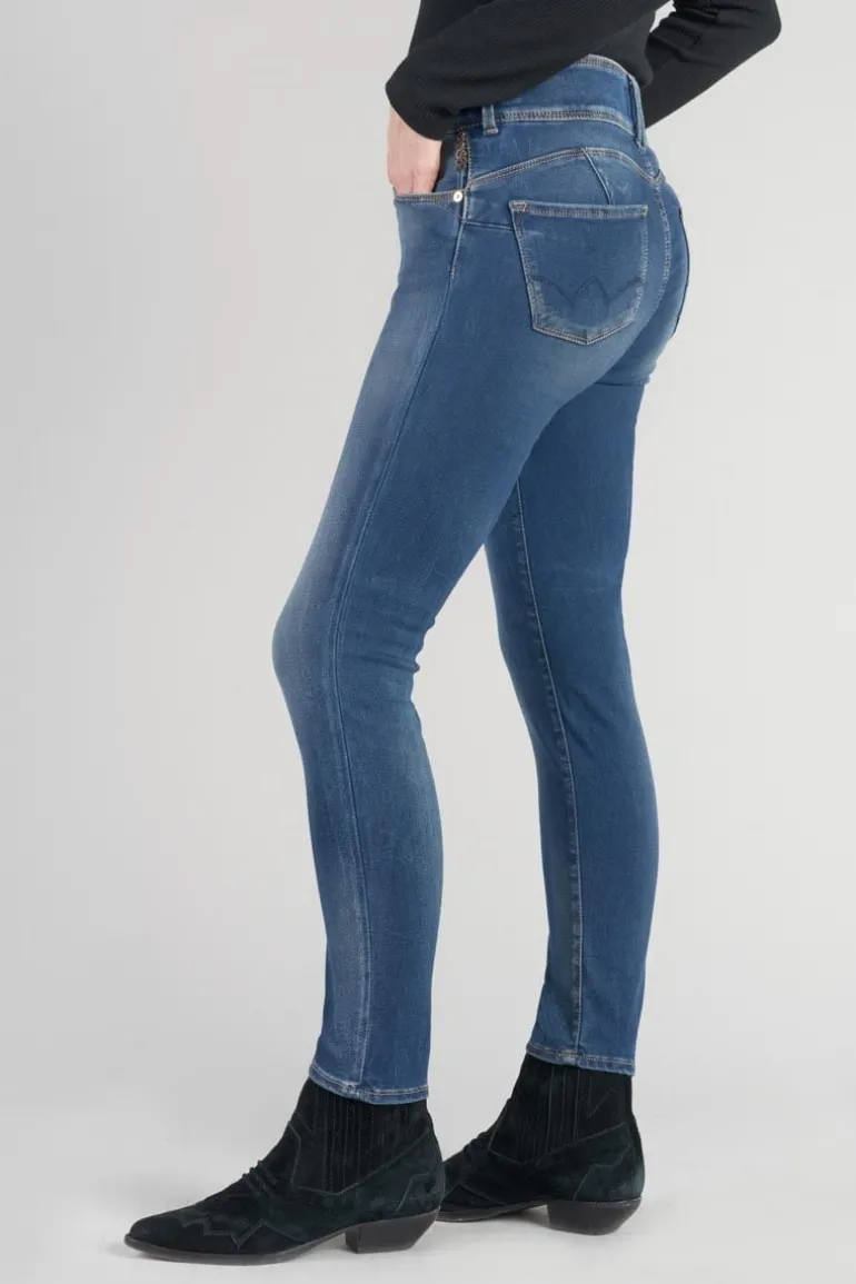 Le Temps des Cerises Mood Ultra Pulp Slim 7/8Eme Jeans Bleu N°3-Femme Coupe Slim