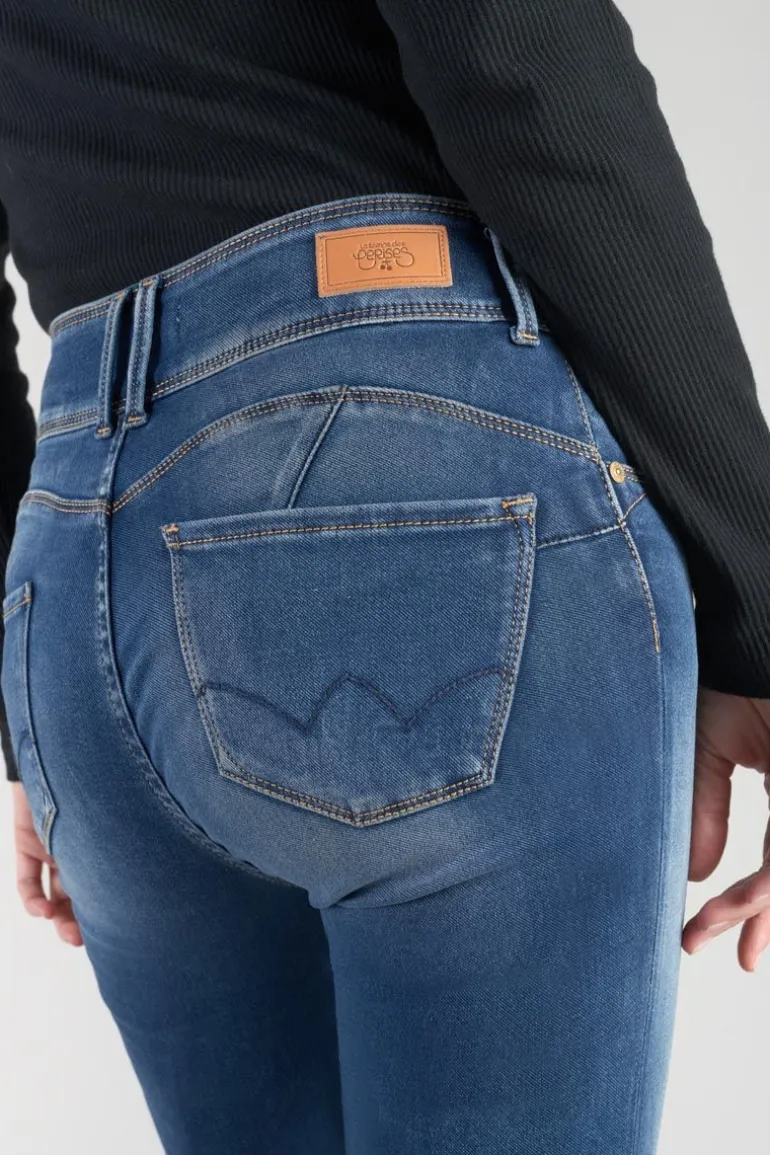 Le Temps des Cerises Mood Ultra Pulp Slim 7/8Eme Jeans Bleu N°3-Femme Coupe Slim