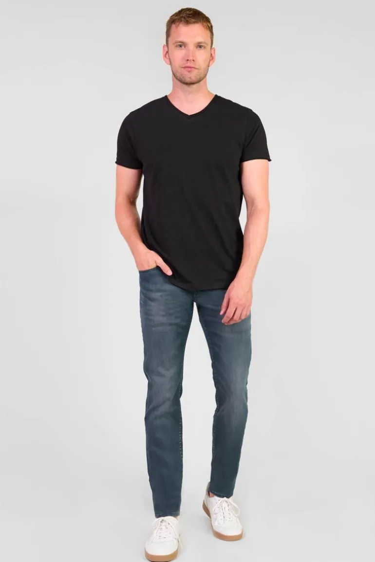 Le Temps des Cerises Musset 700/11 Adjusted Jeans Enduit Bleu-Noir N°3-Homme Coupe Adjusted