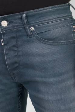 Le Temps des Cerises Musset 700/11 Adjusted Jeans Enduit Bleu-Noir N°3-Homme Coupe Adjusted