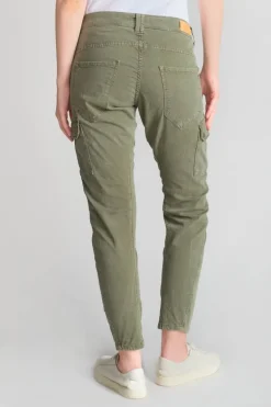 Le Temps des Cerises Pantalon Cargo 7/8 Eme Rivera Kaki-Femme Pantalons & Chinos