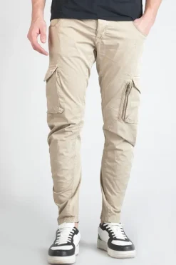 Le Temps des Cerises Pantalon Cargo Alban Beige-Homme Pantalons & Chinos