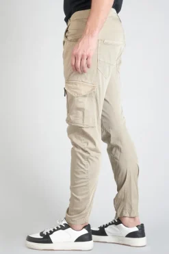Le Temps des Cerises Pantalon Cargo Alban Beige-Homme Pantalons & Chinos