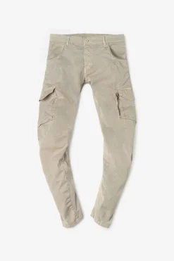Le Temps des Cerises Pantalon Cargo Alban Beige-Homme Pantalons & Chinos