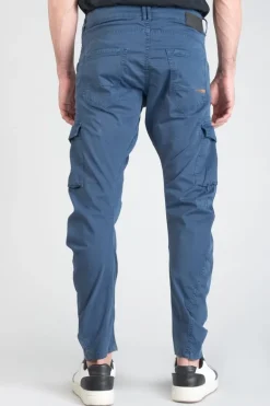 Le Temps des Cerises Pantalon Cargo Alban Bleu-Homme Pantalons & Chinos