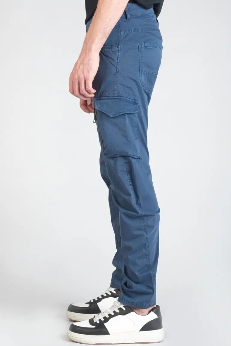 Le Temps des Cerises Pantalon Cargo Alban Bleu-Homme Pantalons & Chinos